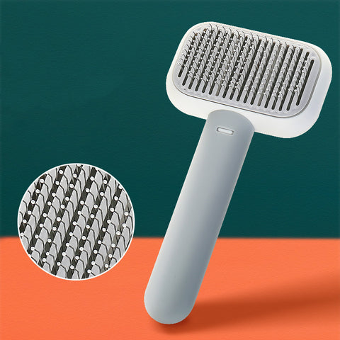 - WoofGoof™ -New Pet Cat Dog Hair Brush Hair Massage Comb Open-Knot Brush Grooming Cleaning Tool Stainless Steel Comb