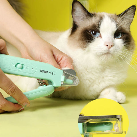 Cat Nail Clipper - WoofGoof™ -  2-in-1 USB Rechargeable LED