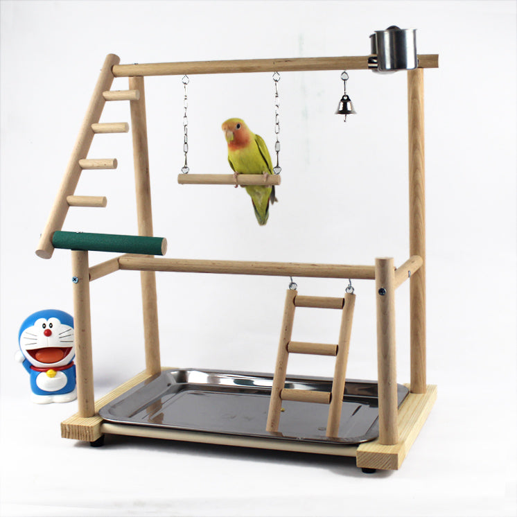 Bird Stand - WoofGoof™ - Playground Bird Toy - Swing Climbing Ladder Bird