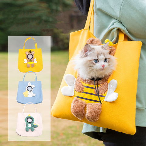 Bee Out Cute Canvas Pet Bag - WoofGoof™ -