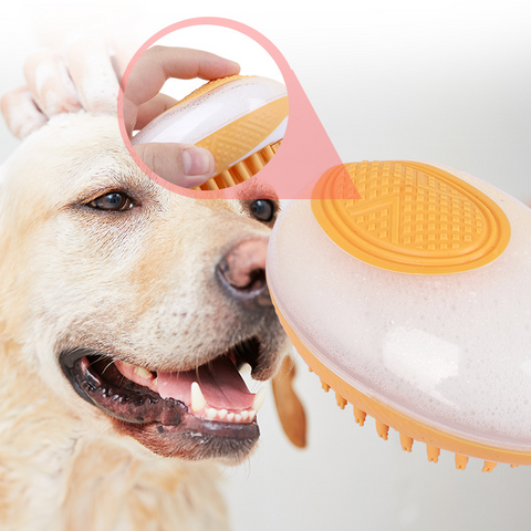 Dog Cat Bath Brush 2-in-1 - WoofGoof™ - Pet SPA Massage Comb Soft Silicone