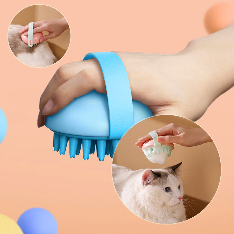 Silicone Bath Massage Scrub - WoofGoof™ - Bath Brush For Cats And Dogs