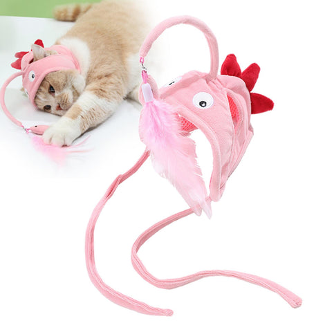 Head Wearing - WoofGoof™ - Feather Funny - Cat Stick