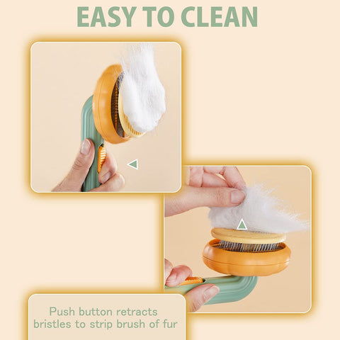 Self Cleaning Slicker Comb - WoofGoof™ - For Dog Cat Puppy Rabbit